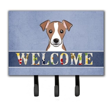 Carolines Treasures BB1446TH68 Jack Russell Terrier Welcome Leash & Key Holder